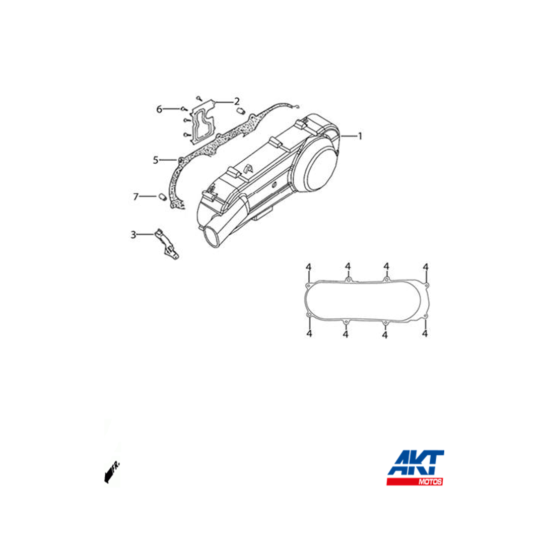 Cubierta Transmision