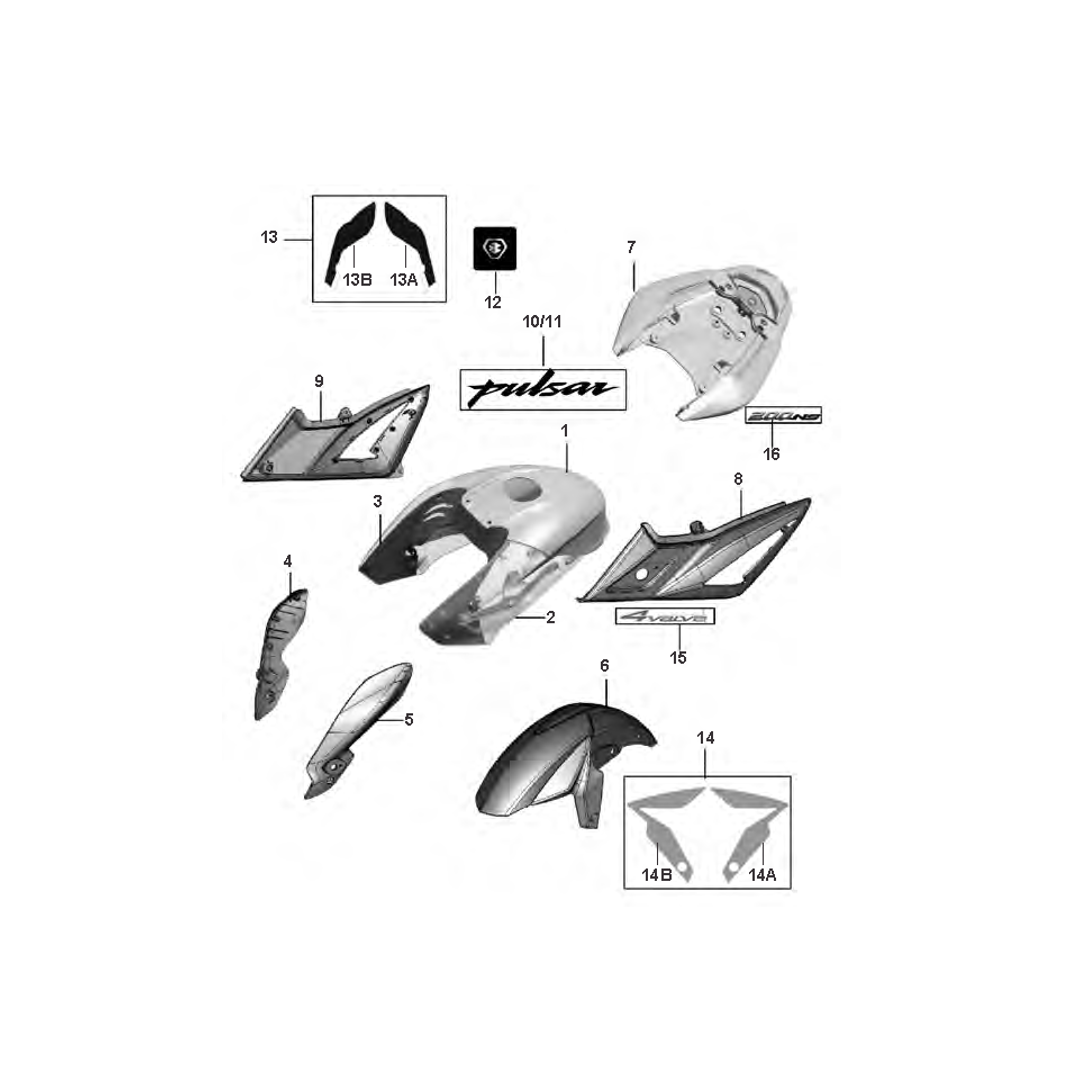 Cubiertas Tanque De Gasolina Calcoma