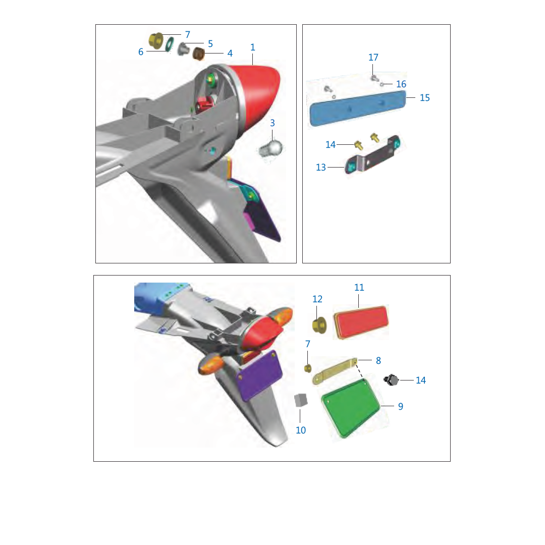 Ens Calavera Porta Placa Ff