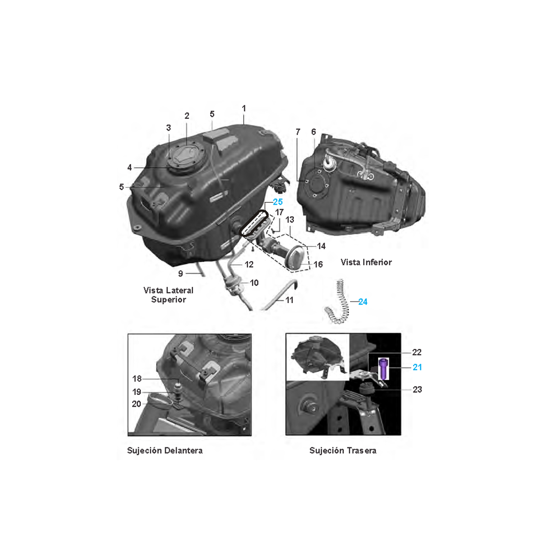 Tanque De Gasolina Grifo Gasolina