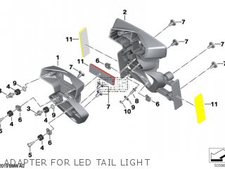 Diagrama ADAPTER FOR LED TAIL LIGHT
