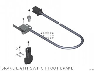 Diagrama BRAKE LIGHT SWITCH FOOT BRAKE