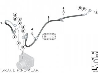 Diagrama BRAKE PIPE REAR