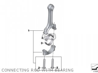 CONNECTING ROD WITH BEARING