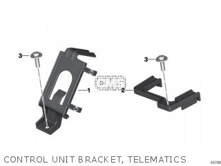 CONTROL UNIT BRACKET, TELEMATICS