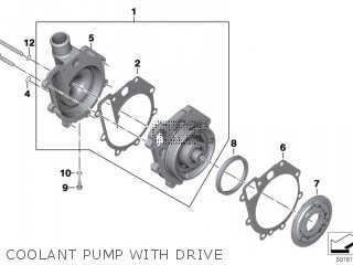 Diagrama COOLANT PUMP WITH DRIVE