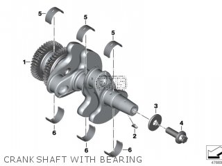 CRANKSHAFT WITH BEARING