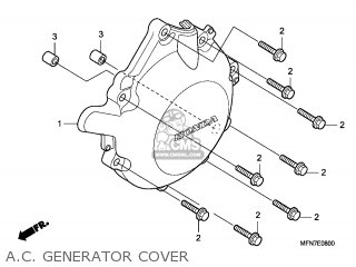 A.C. GENERATOR COVER