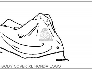 BODY COVER XL HONDA LOGO