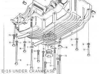 E-16 UNDER CRANKCASE