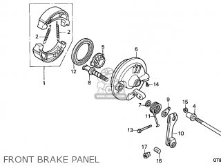 FRONT BRAKE PANEL