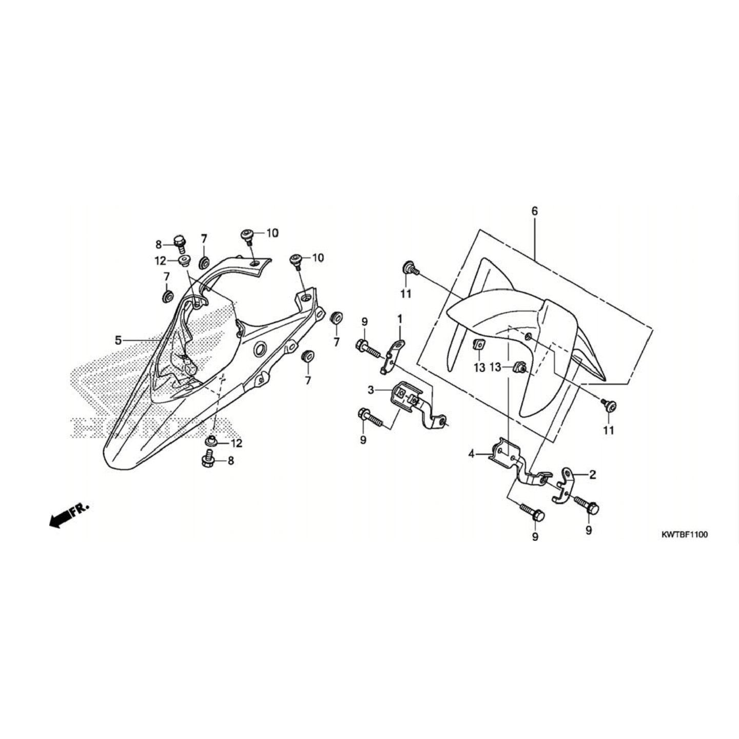Guardafango Delantero
