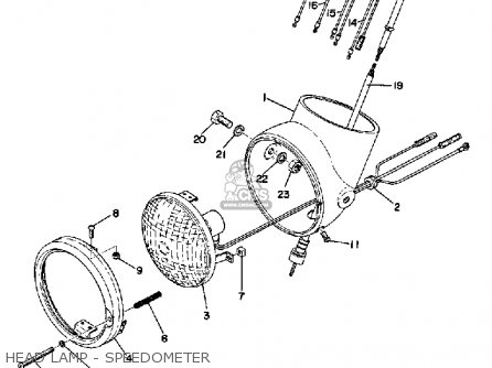 HEAD LAMP - SPEEDOMETER