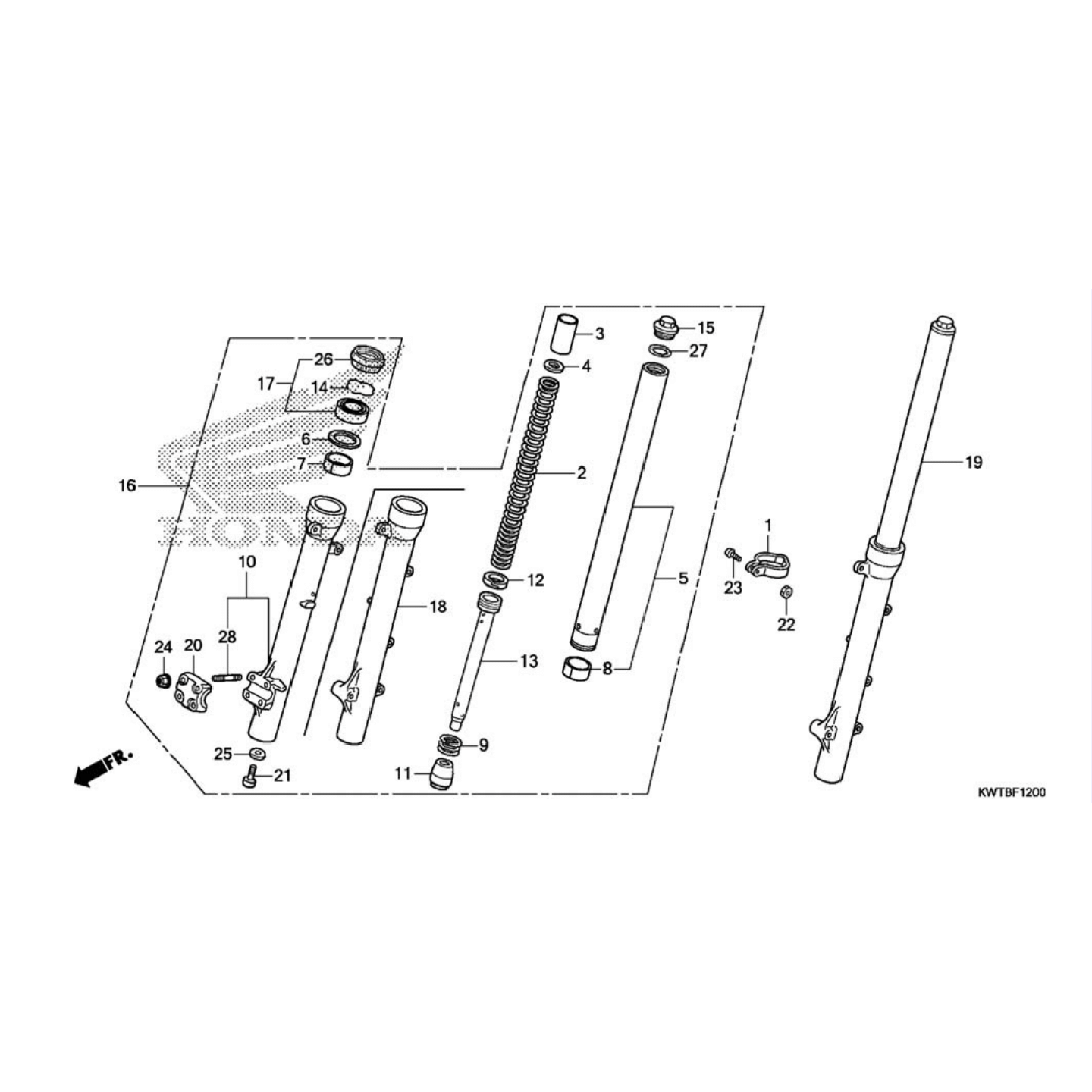 Horquilla Delantera (XRE300)