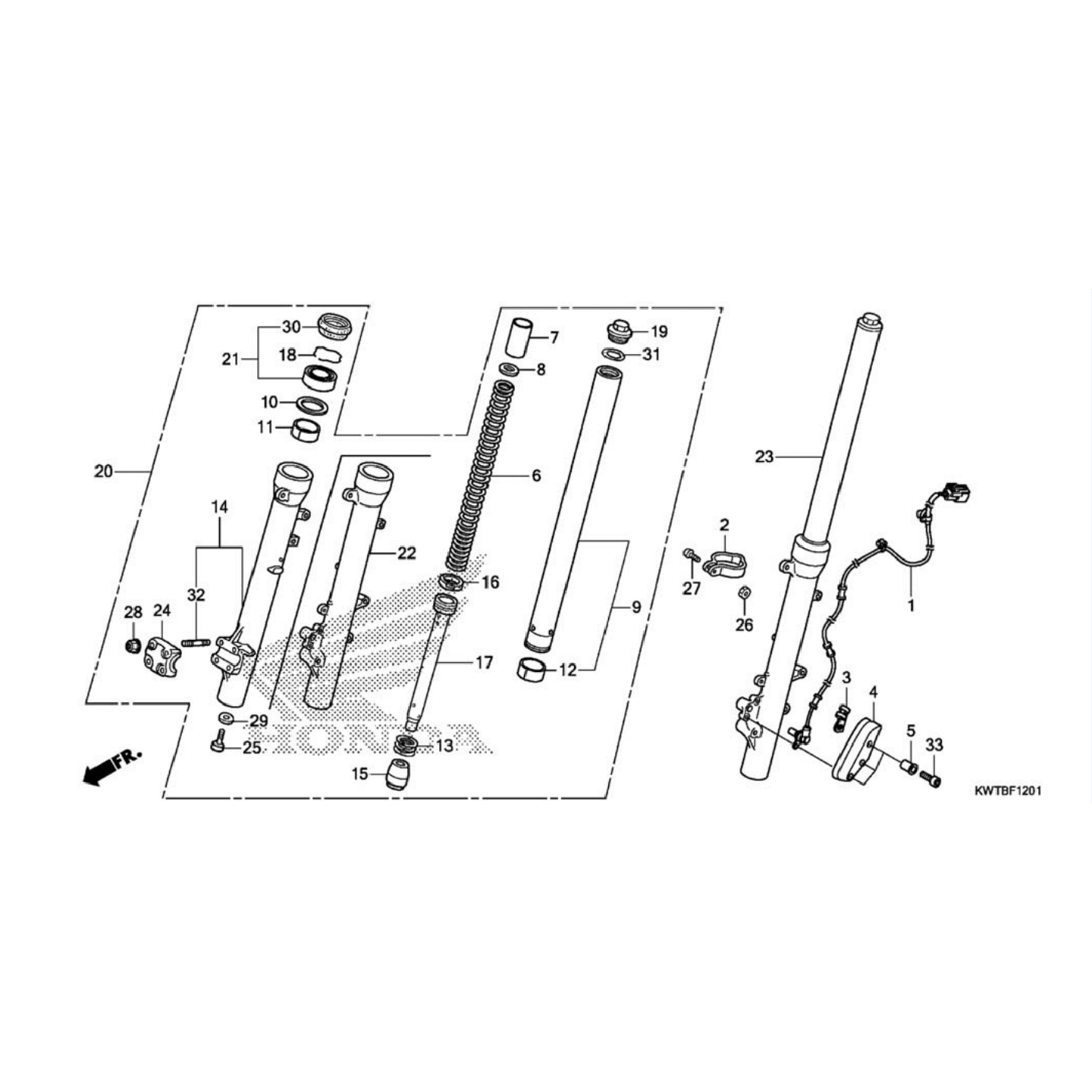 Horquilla Delantera (XRE300A)