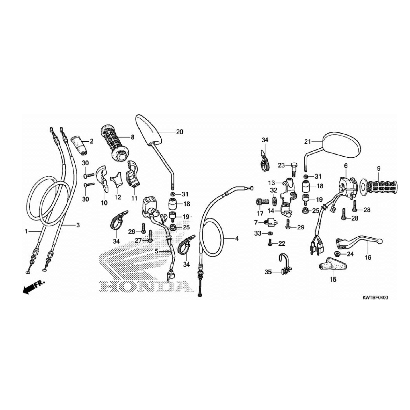 Palancas - Interruptores - Cables