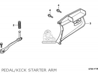 PEDAL/KICK STARTER ARM