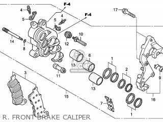 R. FRONT BRAKE CALIPER