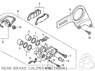REAR BRAKE CALIPER (CB1000R)