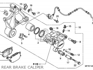 REAR BRAKE CALIPER