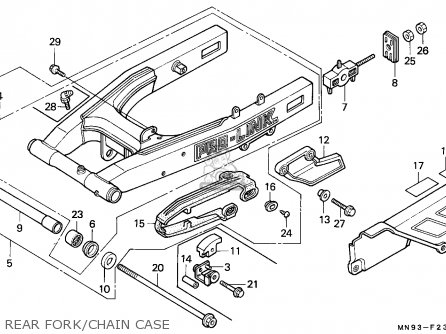 REAR FORK/CHAIN CASE