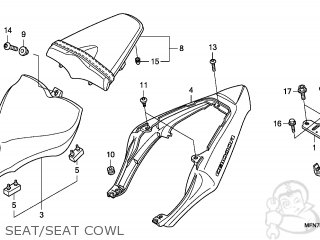 SEAT/SEAT COWL