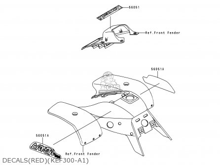 DECALS(RED)(KEF300-A1)