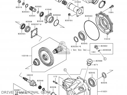 DRIVE SHAFT/FINAL GEAR