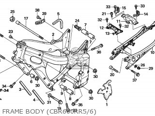 FRAME BODY (CBR600RR5/6)