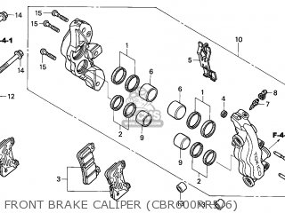 FRONT BRAKE CALIPER (CBR600RR5/6)