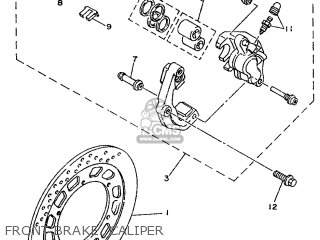 FRONT BRAKE. CALIPER