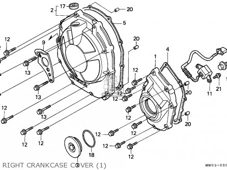 RIGHT CRANKCASE COVER (1)