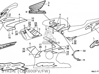 STRIPE (CBR600FV/FW)