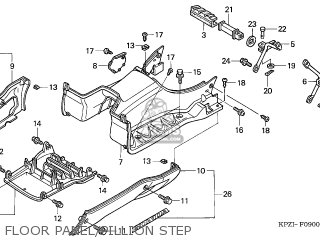 FLOOR PANEL/PILLION STEP