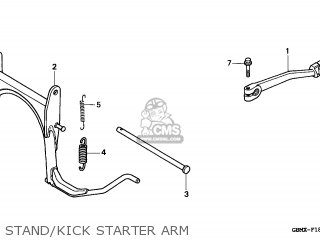 STAND/KICK STARTER ARM