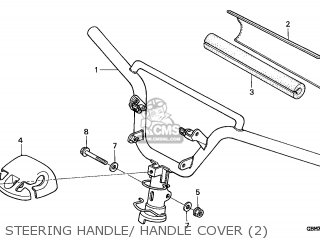 STEERING HANDLE/ HANDLE COVER (2)