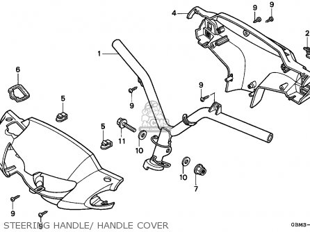 STEERING HANDLE/ HANDLE COVER