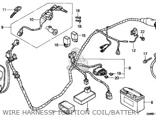 WIRE HARNESS/ IGNITION COIL/BATTERY