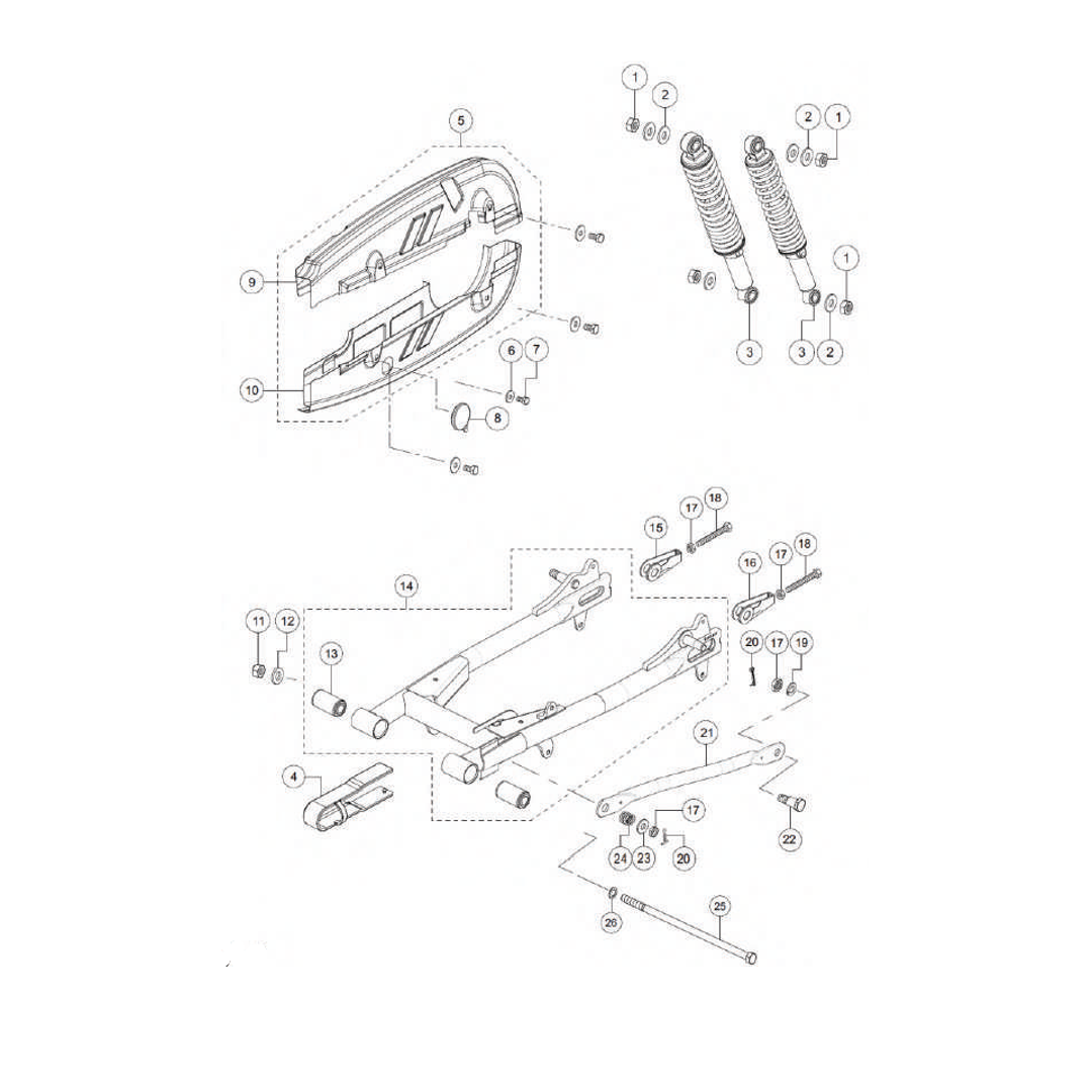 Brazo Oscilante - Amortiguador