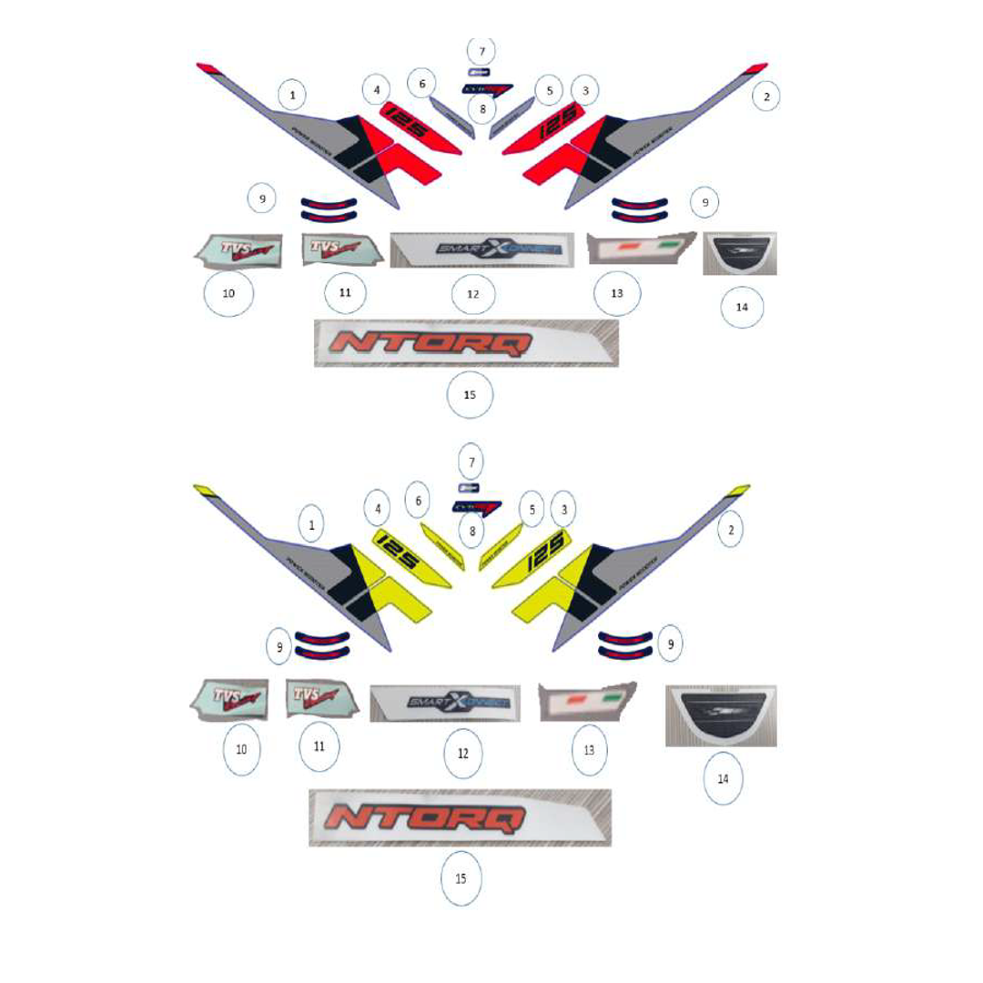 Calcomanias NTORQ