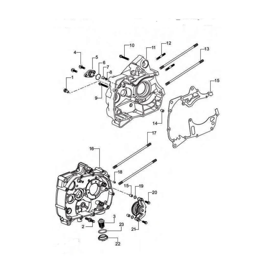 Carcasa Derecha E Izquierda