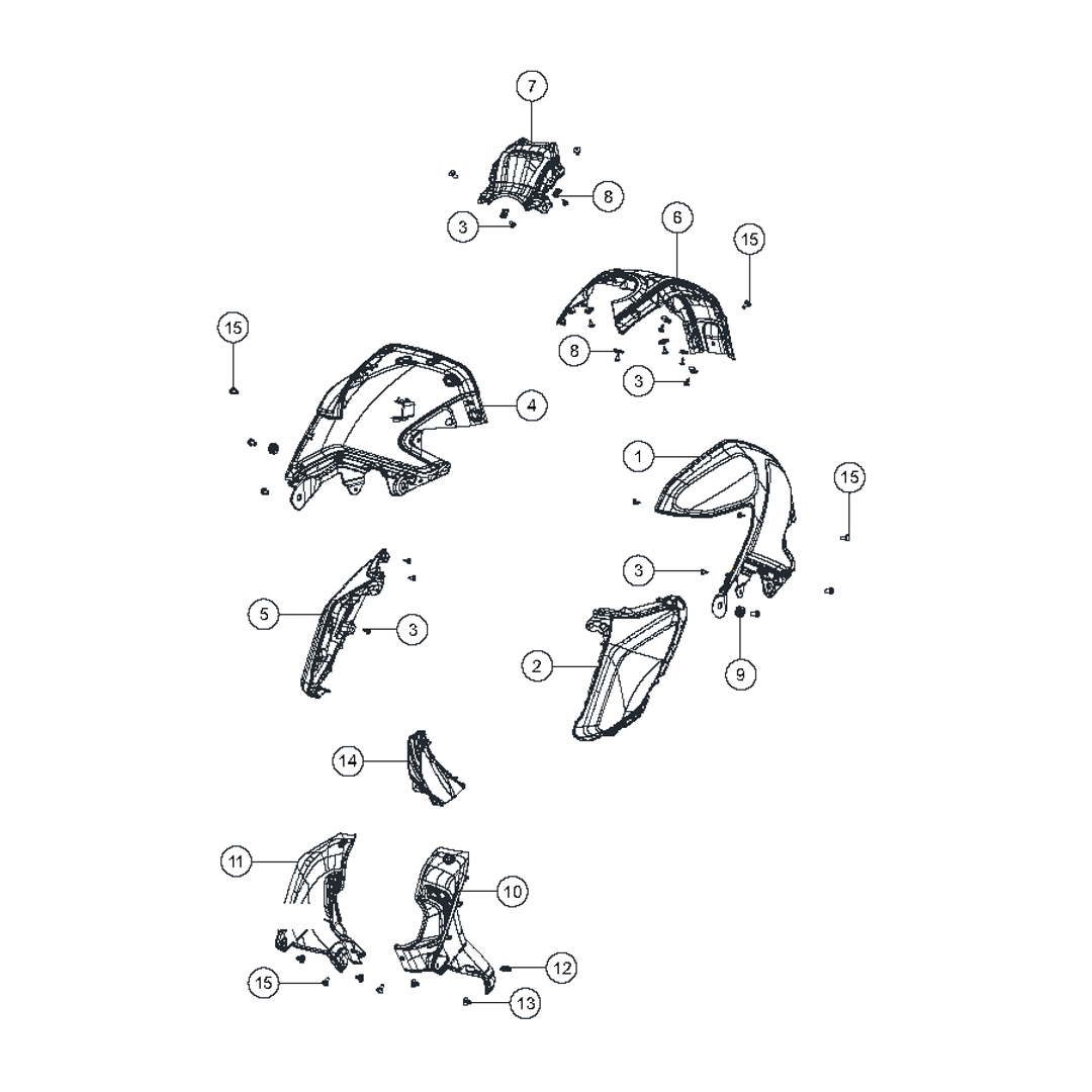 Cubiertas Tanque Gasolina