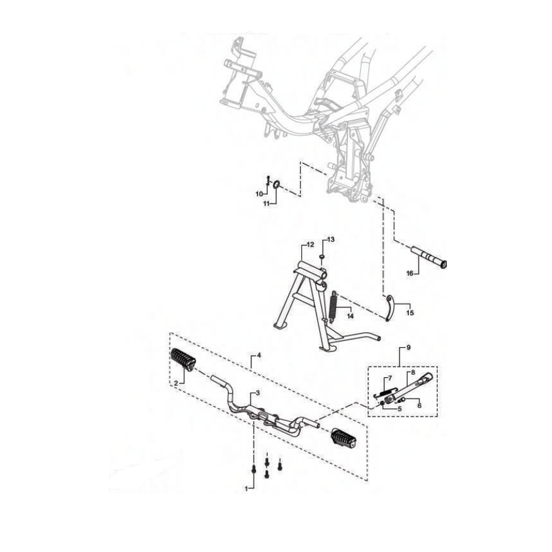 Gato Central Gato Lateral Reposapie Del