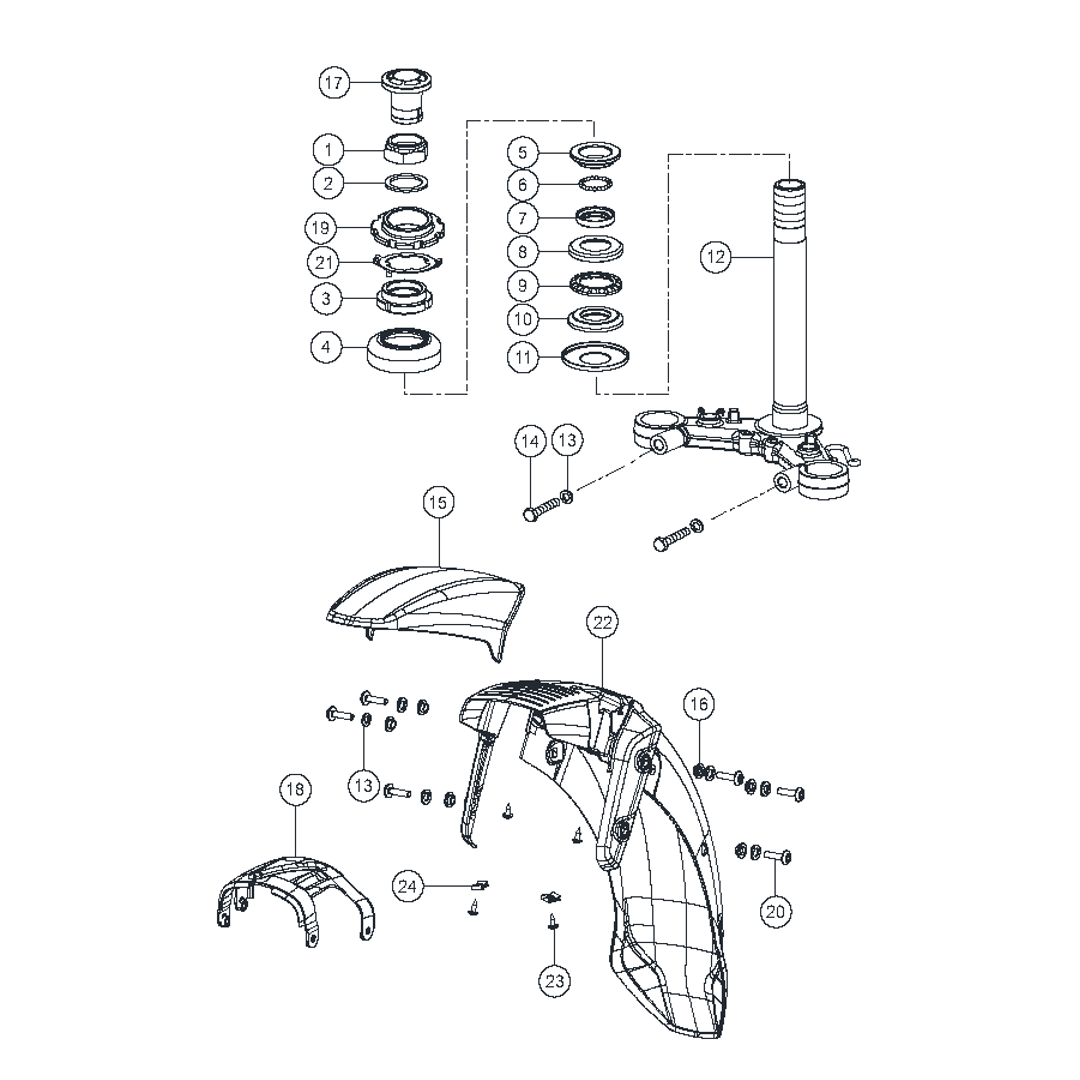 Guardabarro Delantero