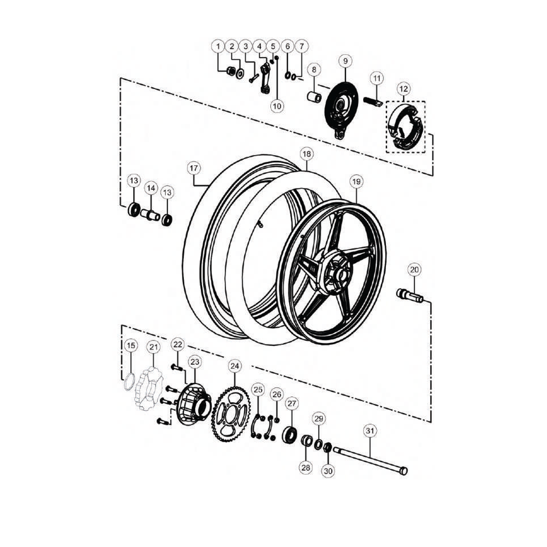 Rueda Trasera Version Aspas