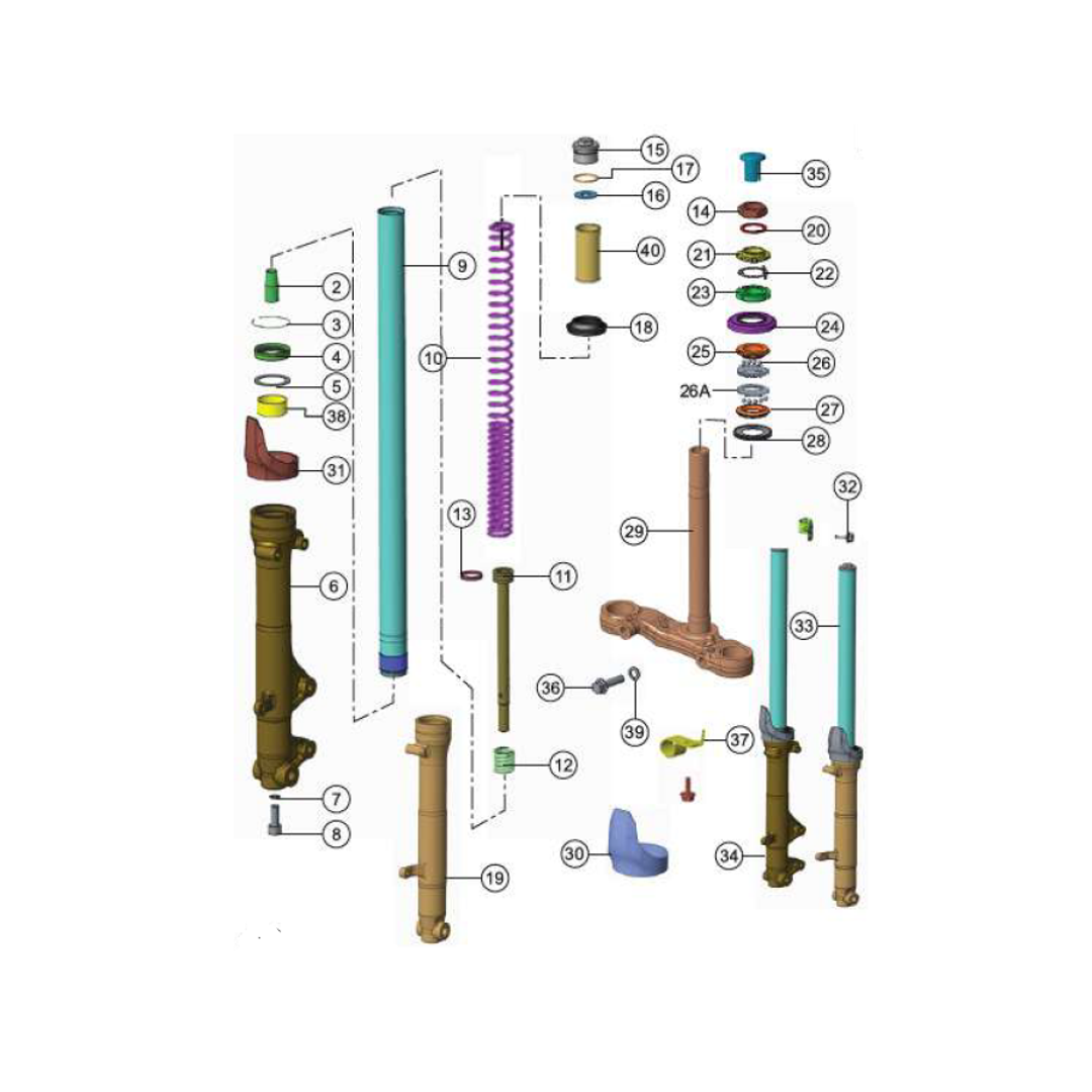 Suspension Delantera Marca Gabriel