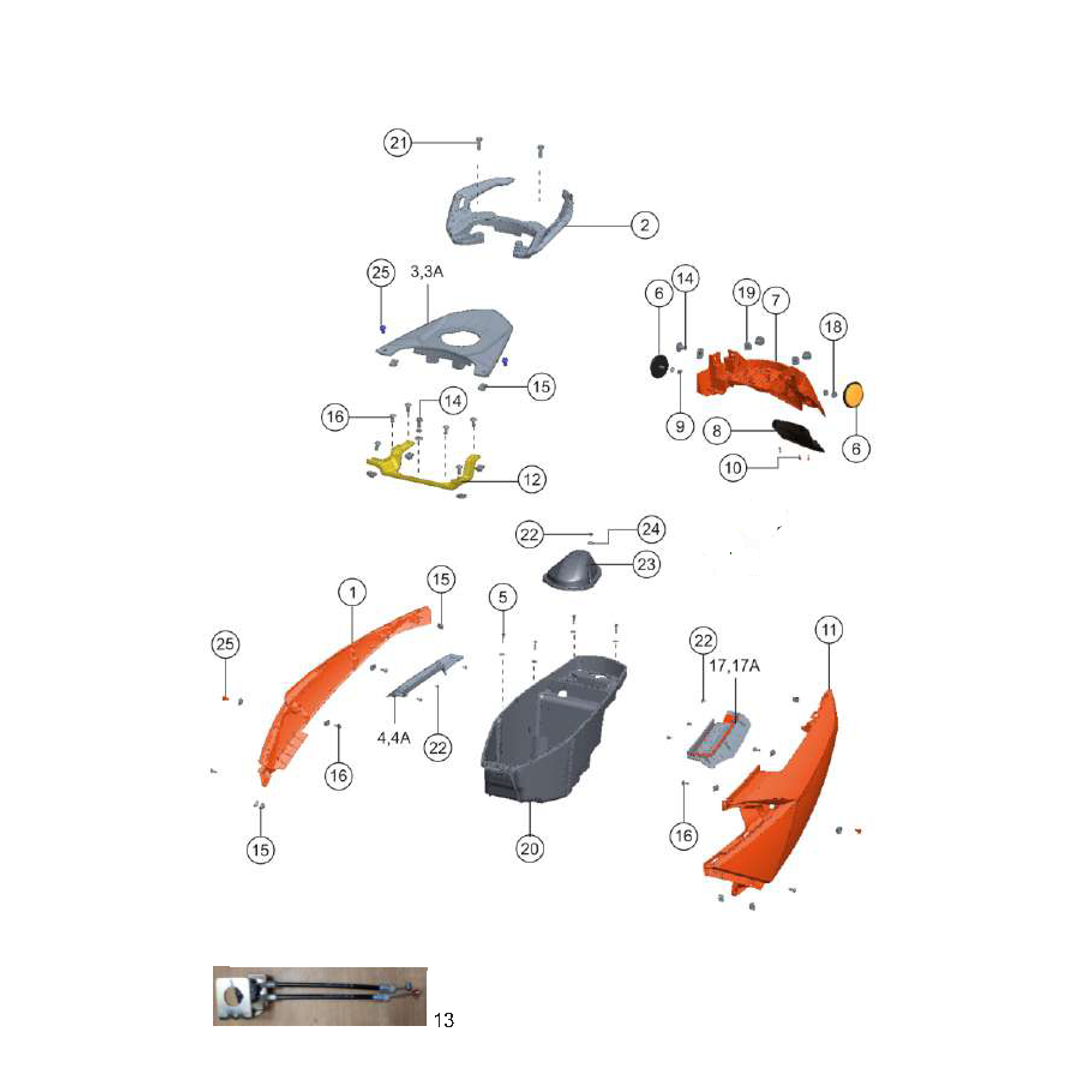 Tapa Lateral Guantera