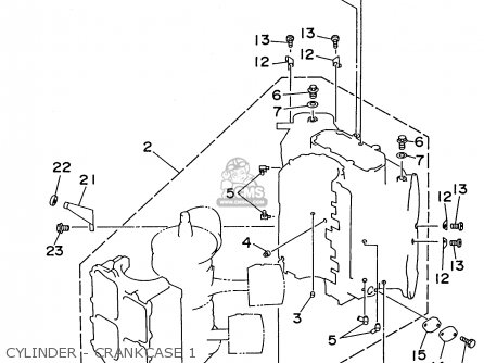CYLINDER - CRANKCASE 1