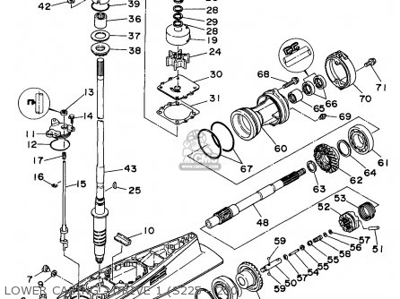 LOWER CASING - DRIVE 1 (S225 - 250)
