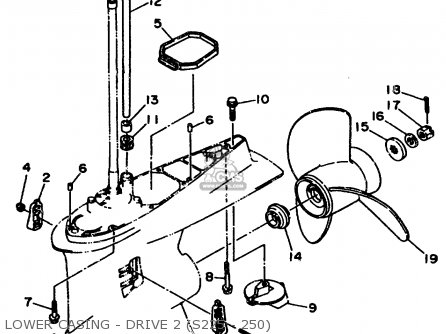 LOWER CASING - DRIVE 2 (S225 - 250)